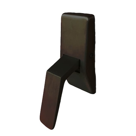 Trimco Cast Universal Dome Stop Low Rise Lip High Rise Rubber Satin Black 1211.622